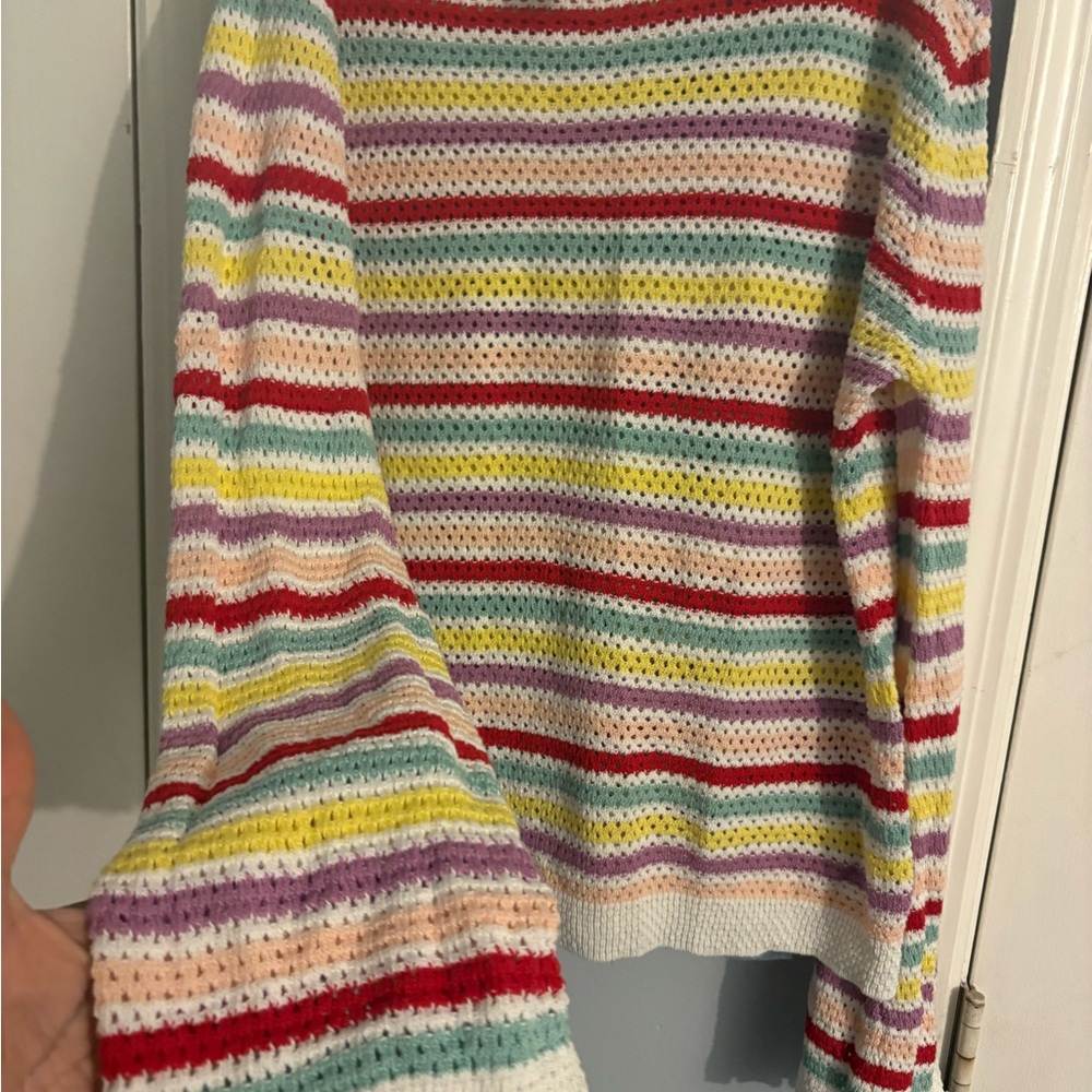 Colorful Striped Women's Sweater